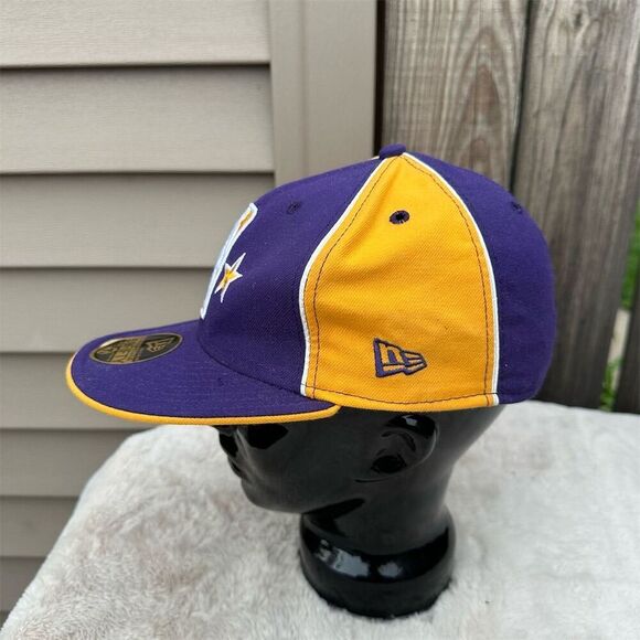 Los Angeles Lakers New Era 59FIFTY Fitted Hat Size 7 1/4 Multicolor - Picture 3 of 11